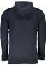 CAVALLI CLASS MEN&#39;S BLUE ZIP SWEATSHIRT