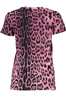 CAVALLI CLASS WOMEN&#39;S SHORT SLEEVE T-SHIRT PINK