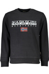 NAPAPIJRI MEN&#39;S BLACK ZIPLESS SWEATSHIRT