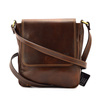 Beautiful classic leather women's messenger bag