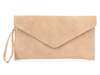 Pistachio Italian Leather Suede Evening Clutch Bag N12