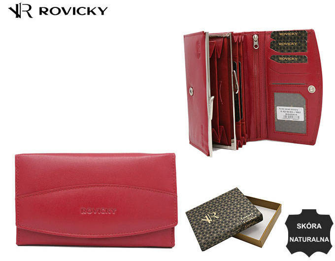 Leather women wallet ROVICKY R-RD-36-GCL