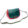 Classic leather women's messenger bag by Florence