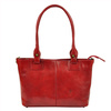 Women's leather shopper bag shoulder bag