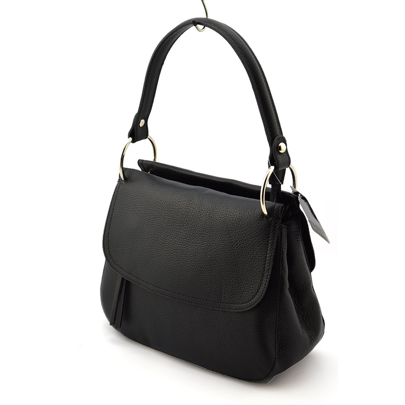 Elegant stylish leather shoulder bag