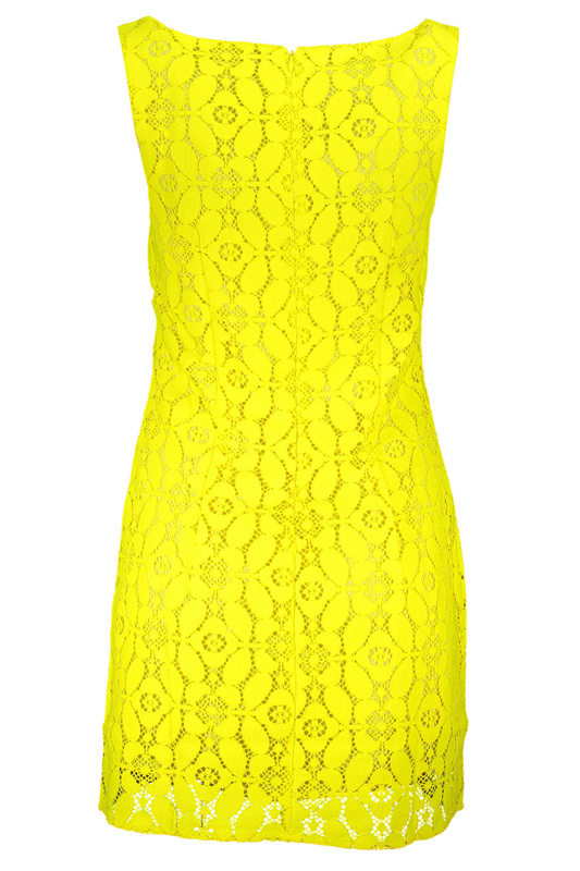 DESIGUAL WOMEN&#39;S SHORT DRESS YELLOW