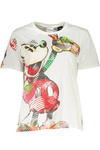 DESIGUAL WOMEN&#39;S SHORT SLEEVE T-SHIRT WHITE