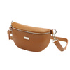 Leather urban crossbody bag by MiaMore