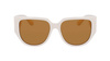 SUNGLASSES FERRAGAMO WOMEN SF1088SE-103 (Szkło/Zausznik/Mostek) 57/16/140 mm)