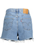 LEVI&#39;S JEANS SHORT WOMAN LIGHT BLUE