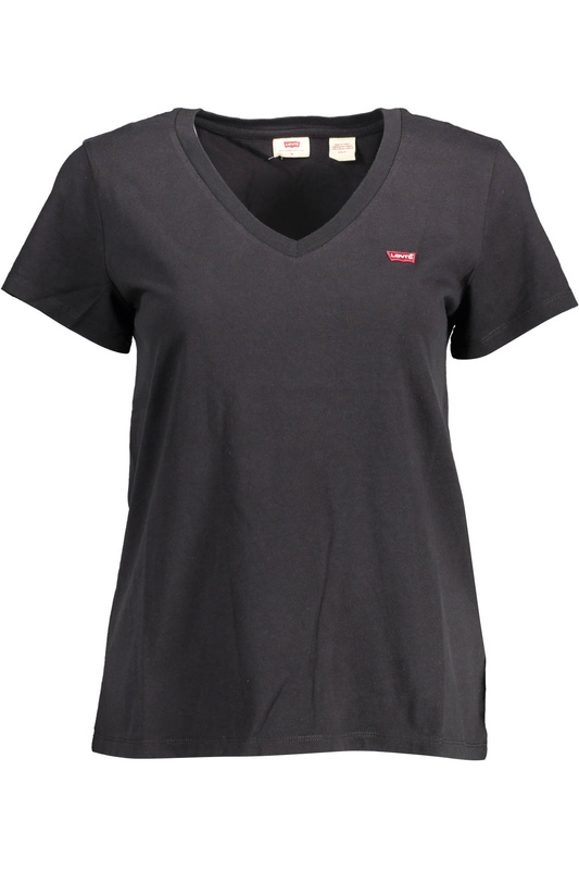 LEVI&#39;S WOMEN&#39;S SHORT SLEEVE T-SHIRT BLACK