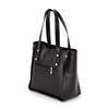 Large shoulder bag women's leather shopperbag