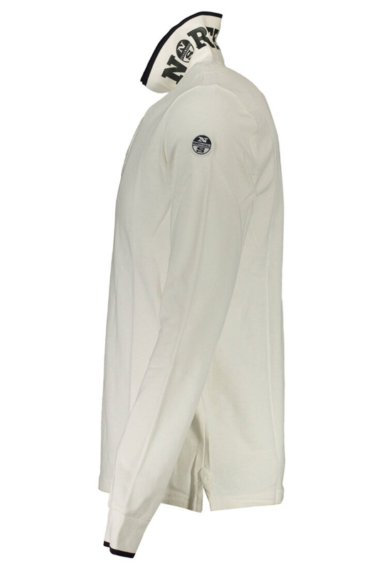 NORTH SAILS POLO LONG SLEEVE MAN WHITE