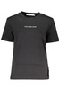 CALVIN KLEIN SCHWARZES DAMEN-KURZARM-T-SHIRT