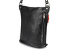 Vera Pelle Handtasche Leder Frauen schwarz T55