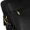 Leather laptop bag PETERSON PTN LAP-15602-NDM