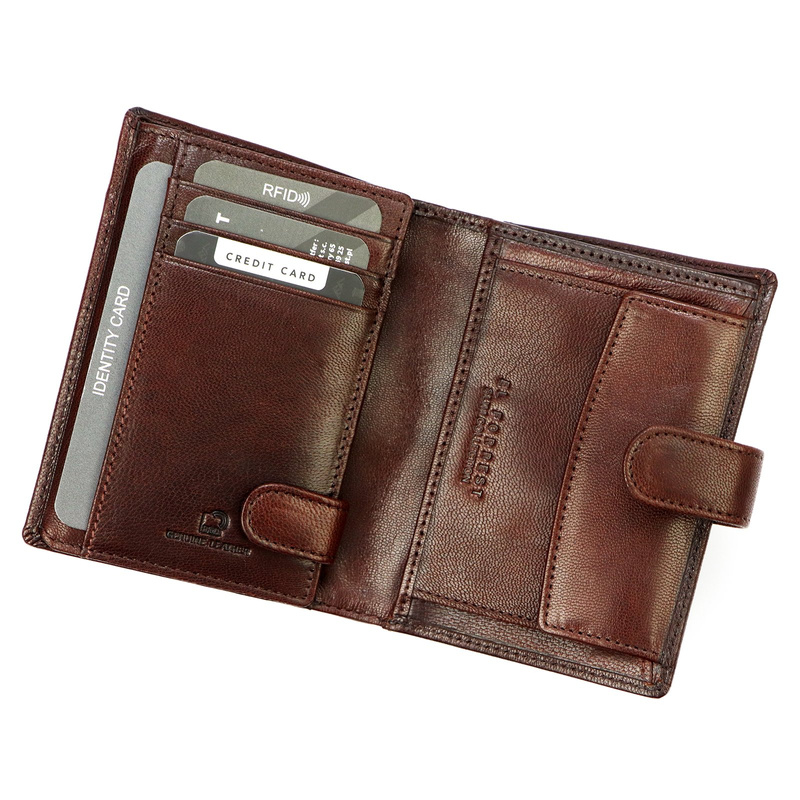 Large men's wallet with RFID closure by EL FORREST