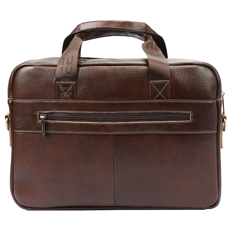 Men's genuine leather briefcase Nordee S137