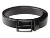 Elegant men's leather belt by Pierre Cardin