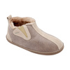 Men's warm ankle-length sheepskin slippers