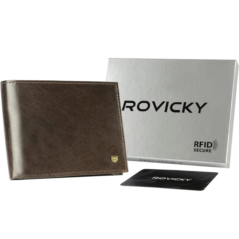 Leather wallet RFID ROVICKY N01-RVT