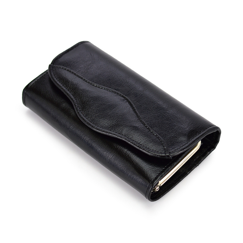 Elegant classic women's leather wallet by Elkor