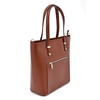 Classic leather shopper shoulder bag