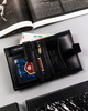 Leather wallet RFID PETERSON PTN 22309L-VT-A