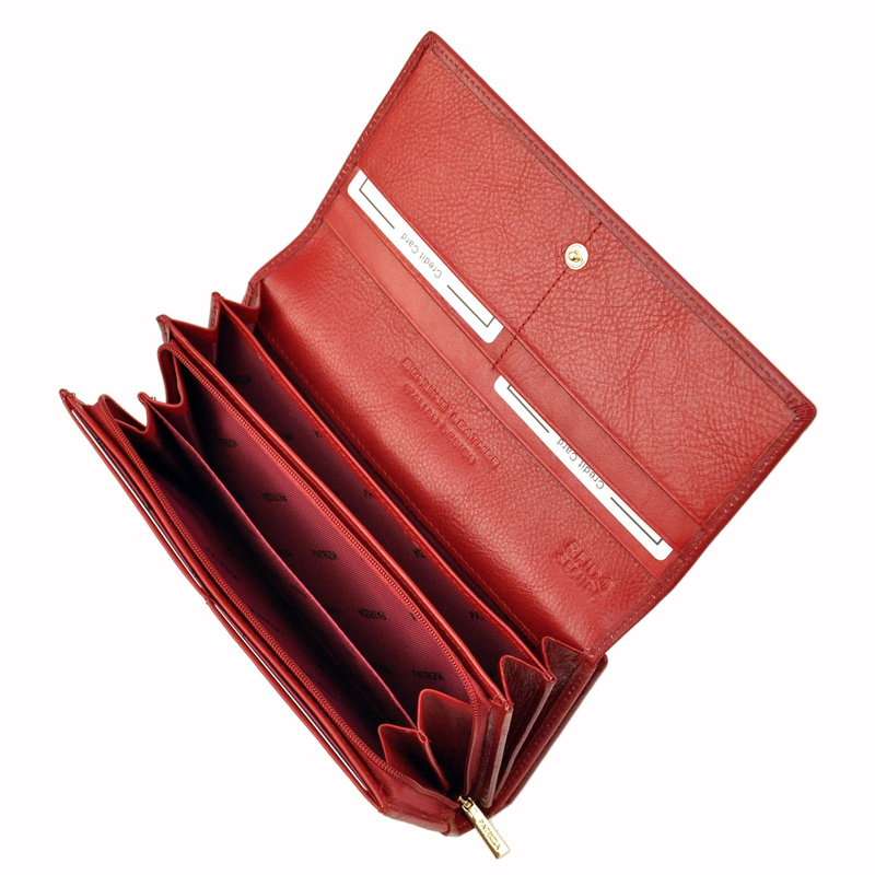 Women's genuine leather wallet PATRIZIA IT-122 RFID