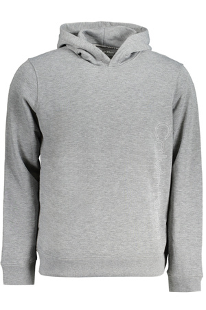 CALVIN KLEIN MEN&#39;S ZIP-UP SWEATSHIRT GREY