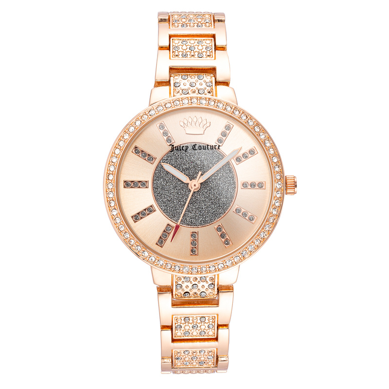 Stylish women's watch with zircons JUICY COUTURE