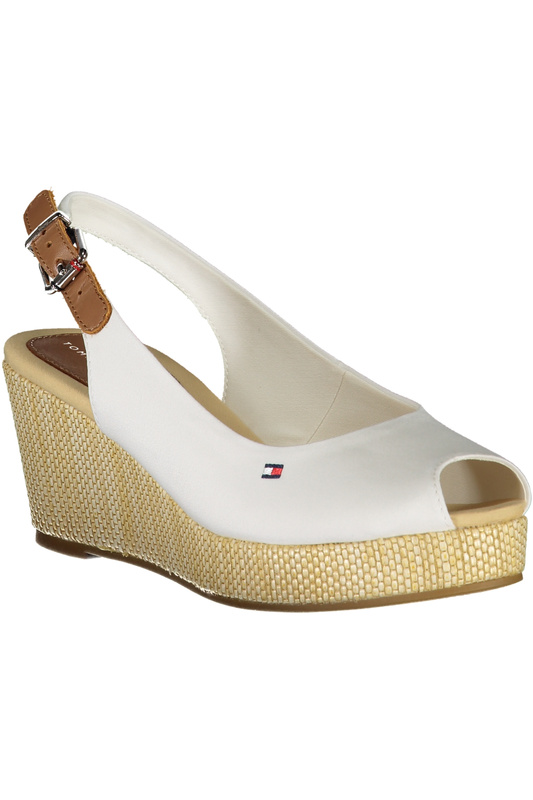 TOMMY HILFIGER WOMEN&#39;S WHITE SANDAL FOOTWEAR