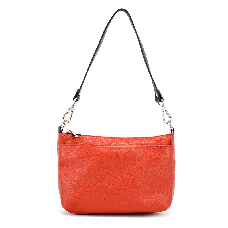 A sleek and roomy leather shoulder bag