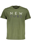 GIAN MARCO VENTURI MEN&#39;S SHORT SLEEVED T-SHIRT GREEN