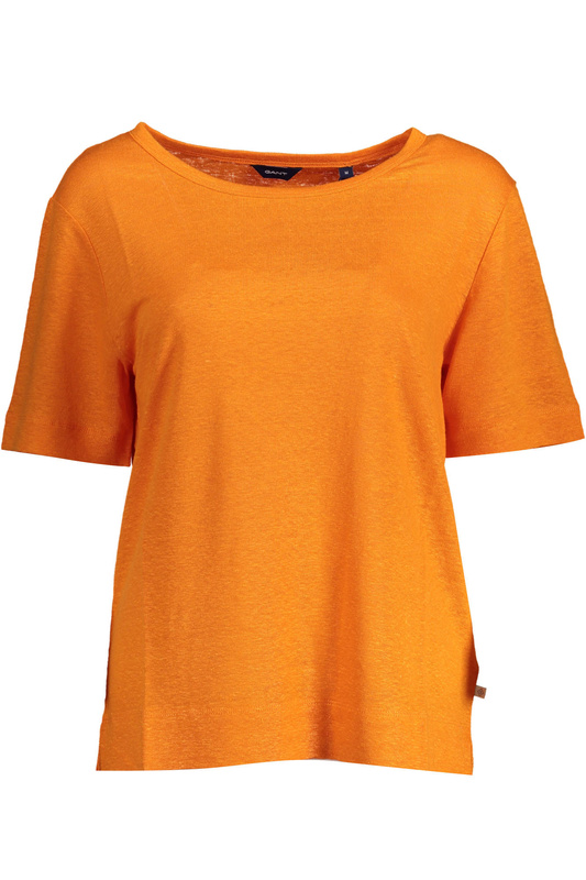 GANT WOMEN&#39;S SHORT SLEEVE T-SHIRT ORANGE