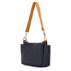 A sleek and roomy leather shoulder bag