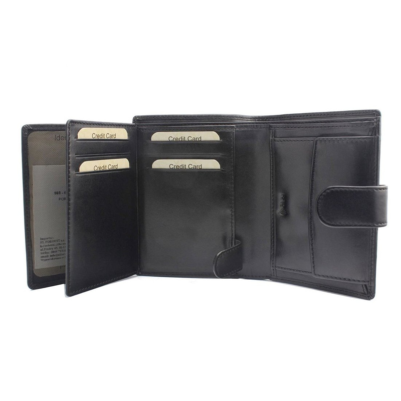 Men's genuine leather wallet EL FORREST 988-623 RFID