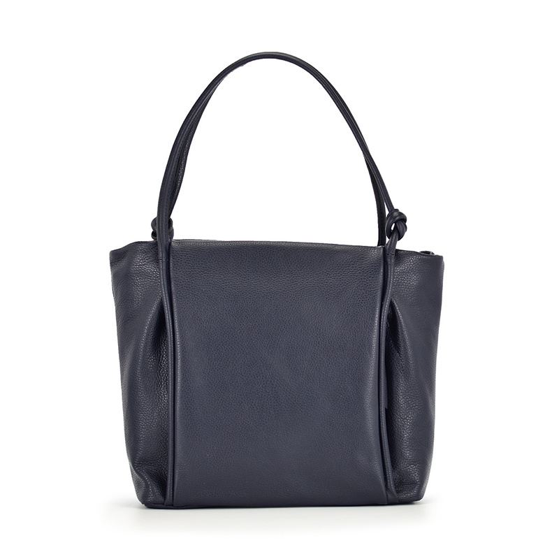 Beautiful elegant large women's leather shopper bag