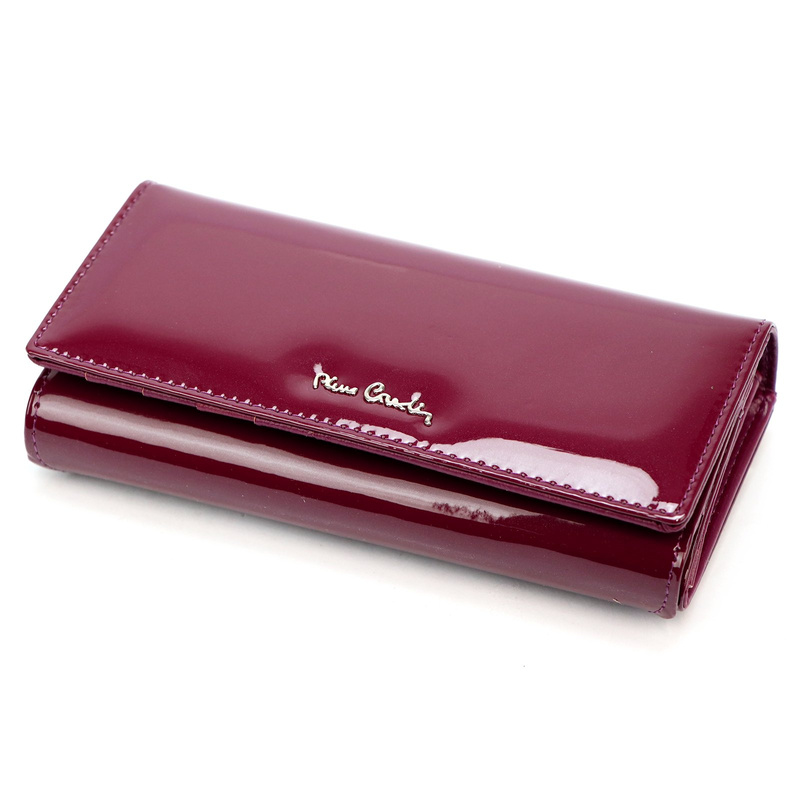 skóra naturalna + Women's eco-leather wallet Pierre Cardin 07 SHINY 102