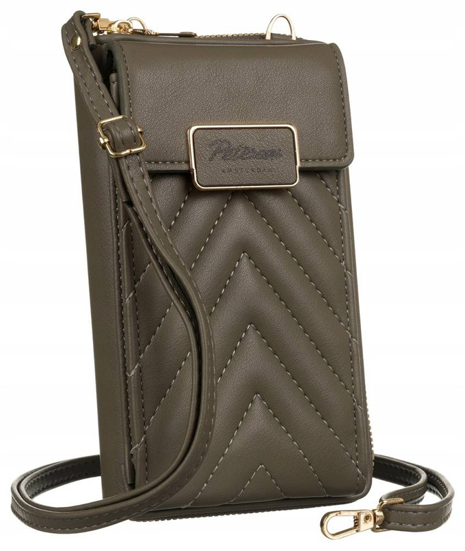 Leatherette bag-wallet PETERSON PTN M-10