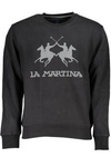 LA MARTINA SCHWARZES HERREN-SWEATSHIRT MIT REISSVERSCHLUSS