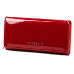 Patent leather women's wallet large Gregorio