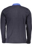 US GRAND POLO MEN&#39;S LONG SLEEVED POLO SHIRT BLUE