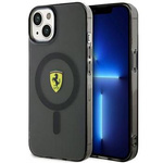 Ferrari FEHMP14SURKK iPhone 14 6,1" czarny/black hardcase Translucent Magsafe