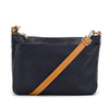 A sleek and roomy leather shoulder bag