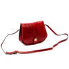 Elegant leather women's crossbody bag