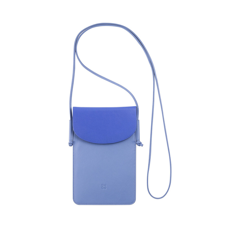 Necklace wallet Colorful Alicante by DUDU made in genuine leather for mobile phone. Compact and slim design, suitable for smartphone and other small things.