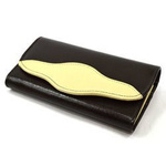 Elegant classic women's leather wallet by Elkor