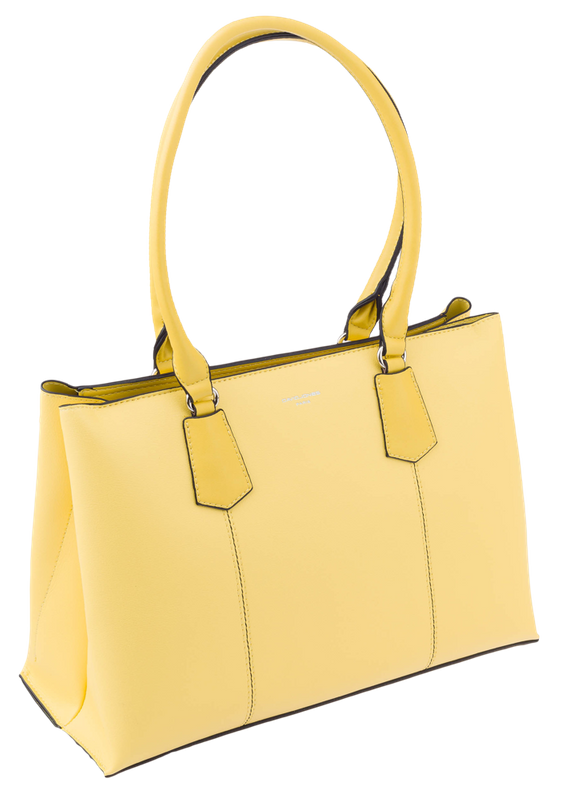 David Jones? trapezoid shopper on long handles eco leather