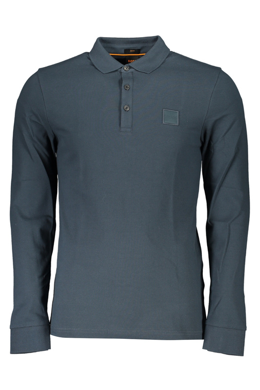 HUGO BOSS HERREN GRÜNES LANGÄRMELIGES POLOSHIRT